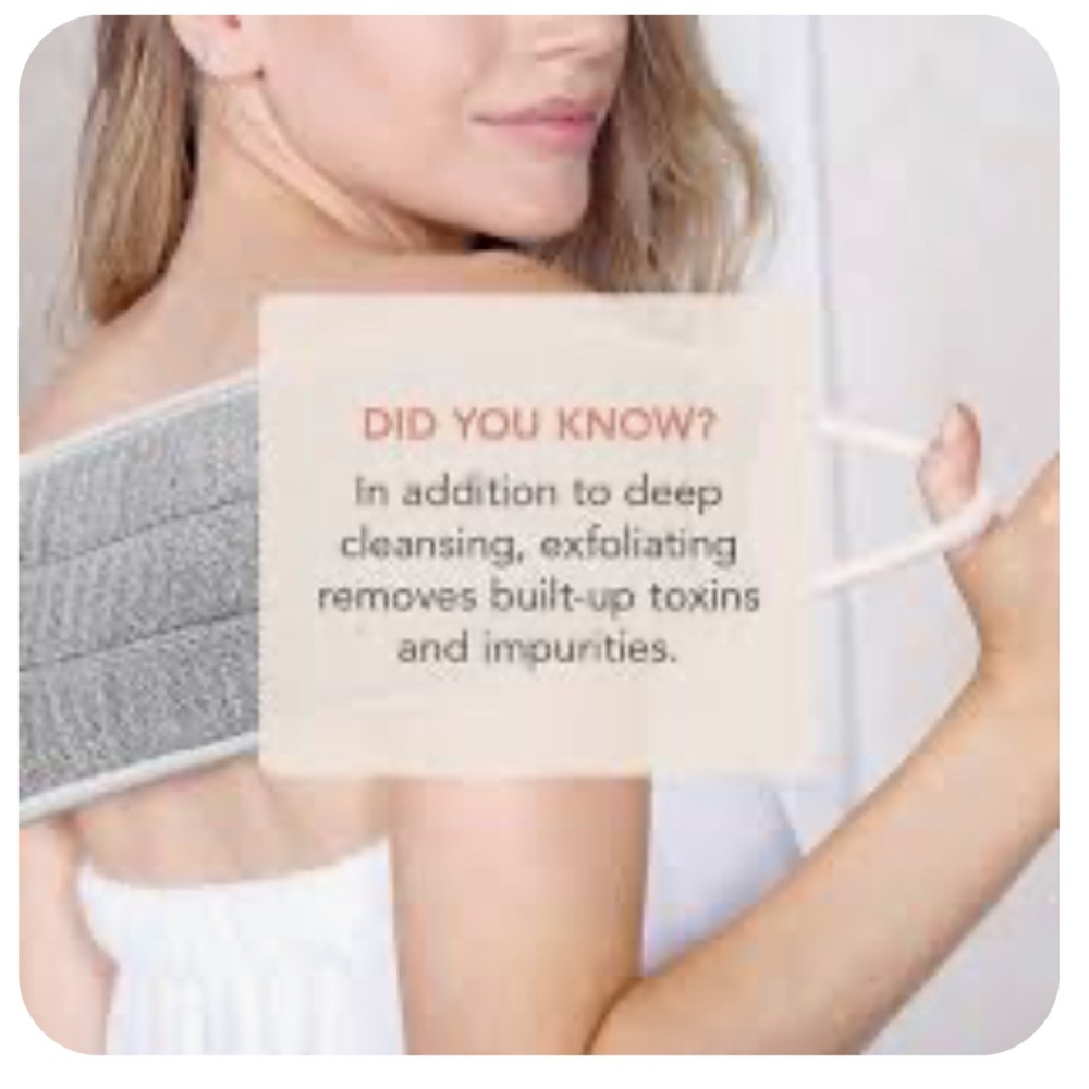 Back scrubber exfoliating antibacterial NEW